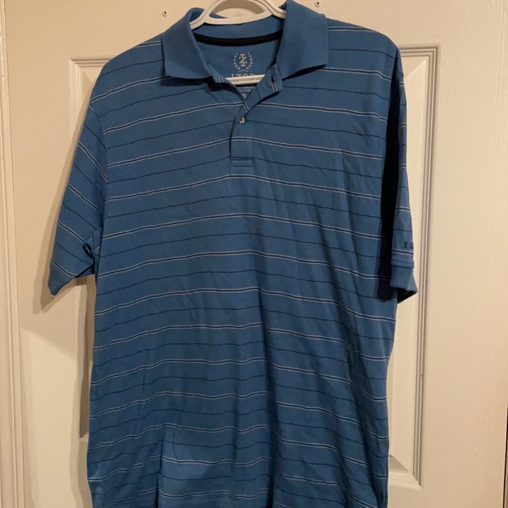 Men’s Striped IZOD Polo